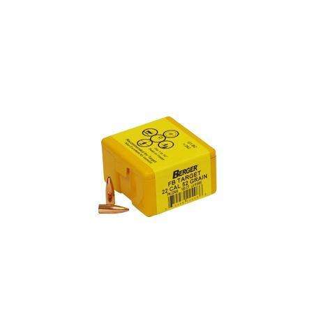 Ammunition Berger Bullets Ready Series 22 CAL 224DIA 52GR TARGET MATCH